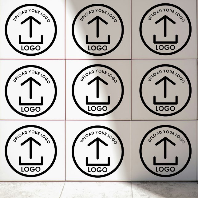 Your Logo Here Minimalist Professional Branded Ceramic Tile (Your Logo Here Minimalist Professional Branded Ceramic Tile)