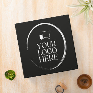Your Logo Here Modern 3 Ring Binder