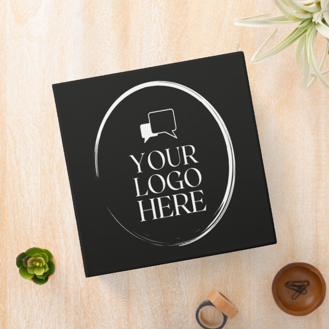 Your Logo Here Modern 3 Ring Binder (In Situ)