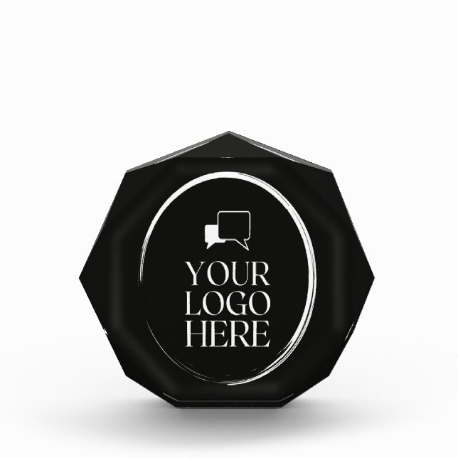 Your Logo Here Modern Acrylic Award (Front)