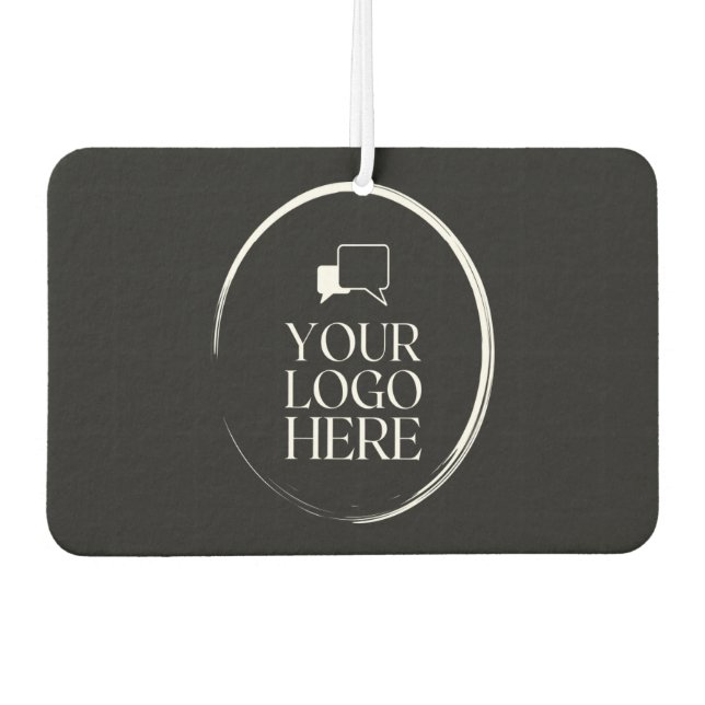 Your Logo Here Modern Air Freshener (Front)