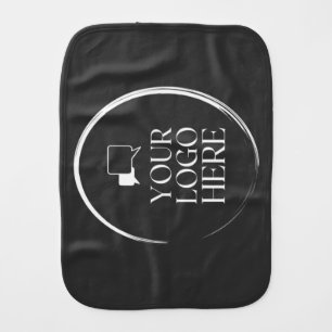 Your Logo Here Modern Baby Burp Cloth