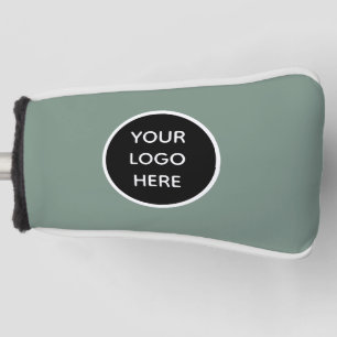 Your Logo Here Modern Business Company Golf Head Cover