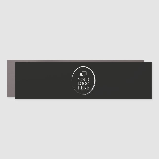 Your Logo Here Modern Car Magnet (Front)