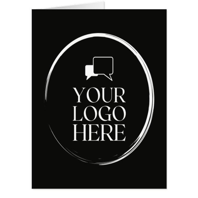 Your Logo Here Modern  Card (Front)