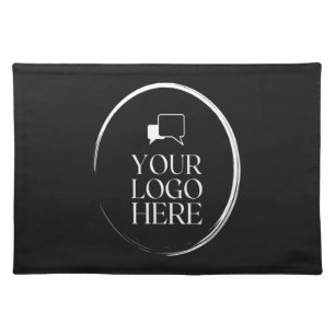 Your Logo Here Modern Cloth Placemat