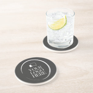 Your Logo Here Modern Coaster