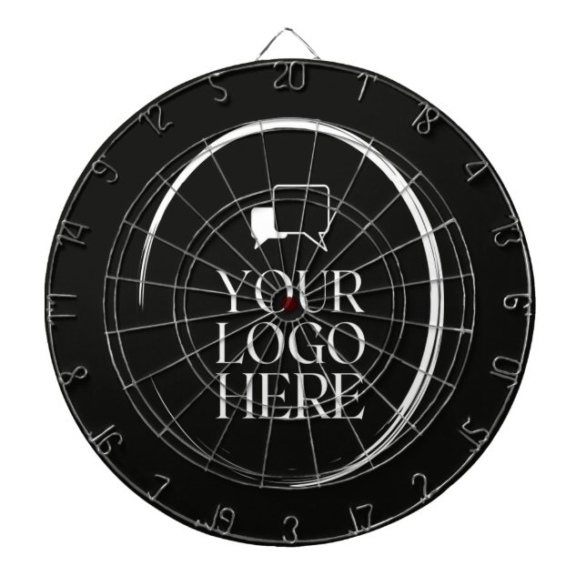 Your Logo Here Modern Dart Board (Front)