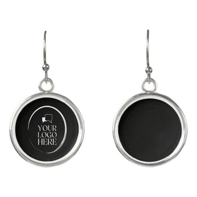 Your Logo Here Modern  Earrings (Front)