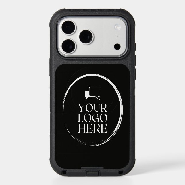 Your Logo Here Modern Otterbox iPhone Case (Back)