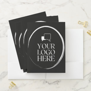 Your Logo Here Modern Pocket Folder
