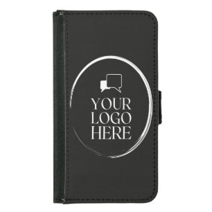 Your Logo Here Modern Samsung Galaxy S5 Wallet Case