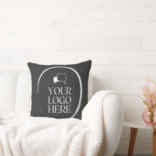 Your Logo Here Modern Throw Pillow