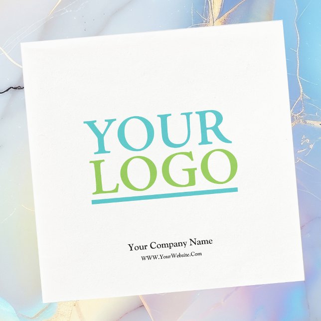 Your Logo Here, Name & Website Promotional Napkins (Creator Uploaded)