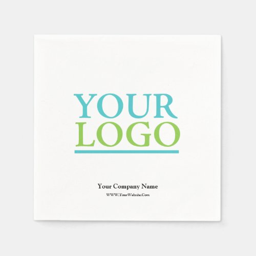 Your Logo Here Name  Website Promotional Napkins