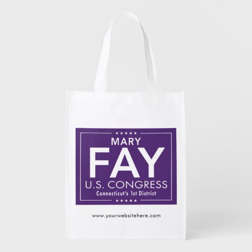 Your Logo Here or Political Candidate Custom Tote 