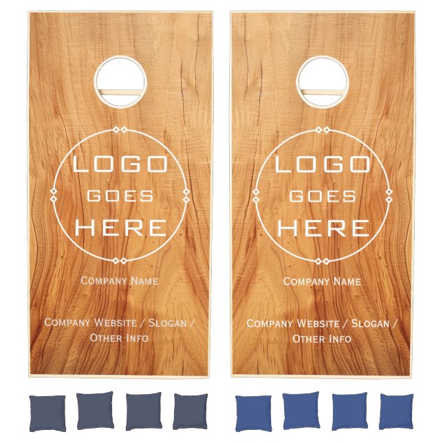  Your Logo Here Personalized Cornhole Set (Set)