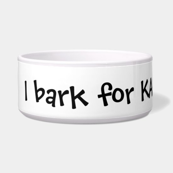 Your logo here pet business promotional marketing bowl