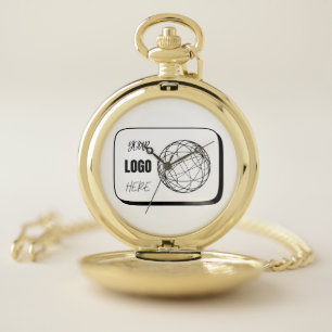 Your Logo Here Pocket Watch