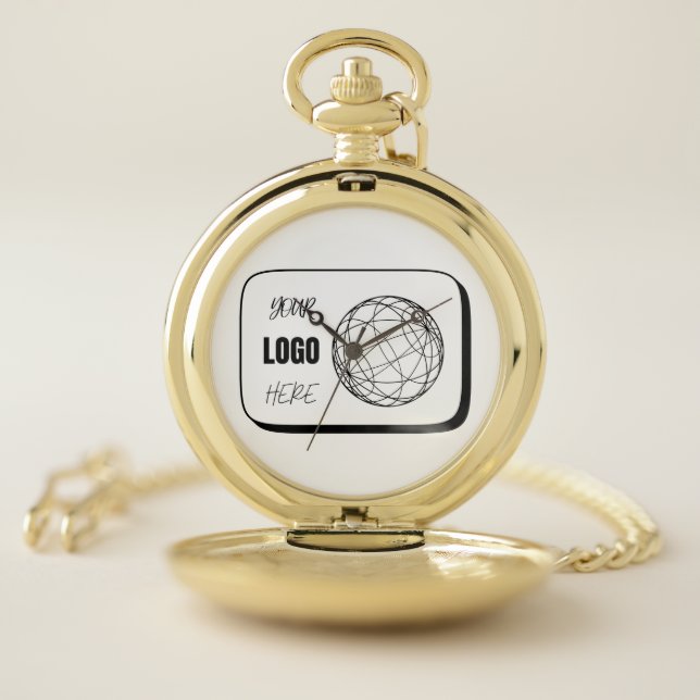 Your Logo Here Pocket Watch (Inside)