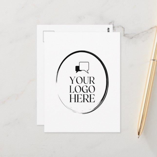 Your Logo Here Postcard (Front/Back In Situ)