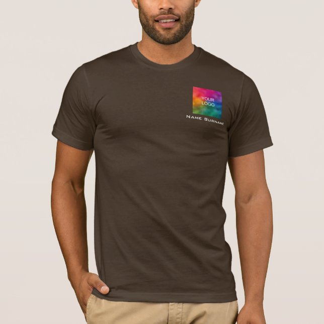 Your Logo Here Promotional Employee Staff Bulk T-Shirt (Front)
