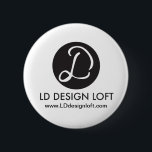 Your Logo Here, Simple, Customizable Button<br><div class="desc">Introduce a dynamic and personalized touch to your brand's promotional strategy with our 'Your Logo Here' Simple Customizable Button. This button is the epitome of straightforward, effective branding, providing an ideal platform for showcasing your logo and business details in a concise and noticeable format. The essence of this product lies...</div>