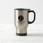 Your Logo Here, Simple, Customizable Travel Mug<br><div class="desc">'Your Logo Here,  Simple,  Customizable' is exactly that. You just want something easy to work with where you can place your logo and any other business details.</div>