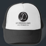 Your Logo Here, Simple, Customizable Trucker Hat<br><div class="desc">Boost your brand's visibility in a stylish and practical way with our 'Your Logo Here' Simple Customizable Trucker Hat. This hat is not just a fashion accessory; it's a dynamic tool for showcasing your brand. Designed with simplicity in mind, it offers an effective platform for your logo and business details,...</div>