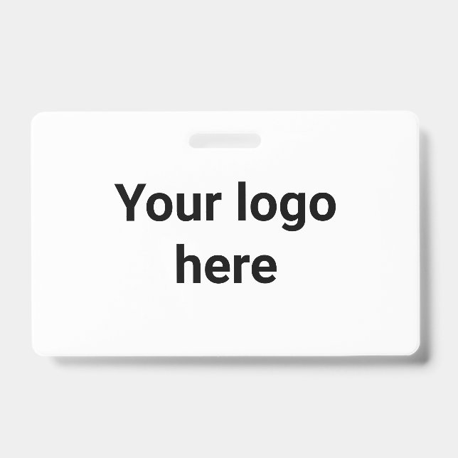 your logo here simple minimal  classic round  badge (Front)
