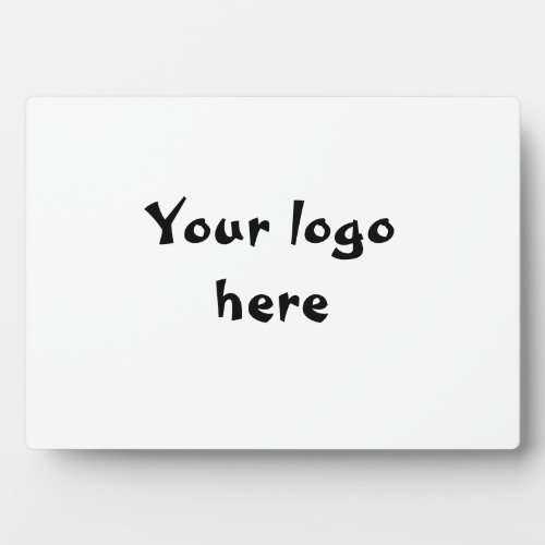 your logo here simple minimal  classic  sign plaque