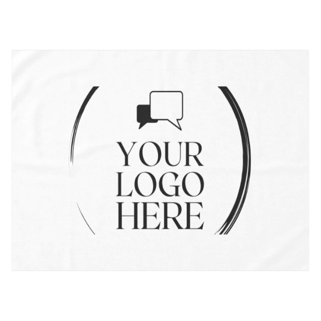 Your Logo Here Tablecloth (Front (Horizontal))