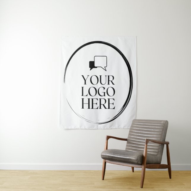 Your Logo Here Tapestry (In Situ)