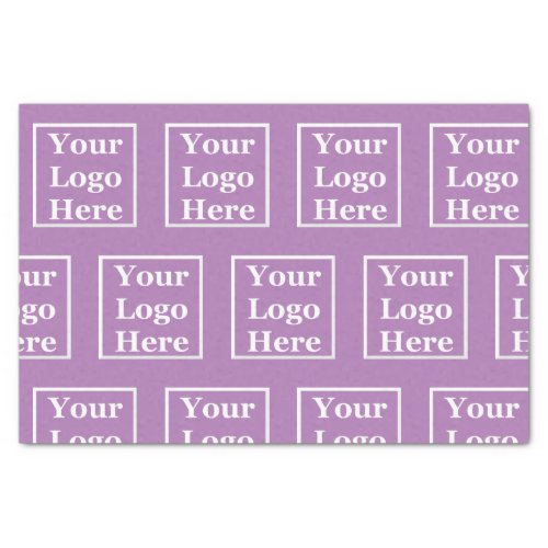 Your Logo Here Template Lavender Tissue Paper