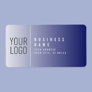 Your Logo Here   White & Editable Color Label