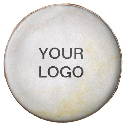 Your logo here white simple minimal PINK MARBLE    Chocolate Covered Oreo