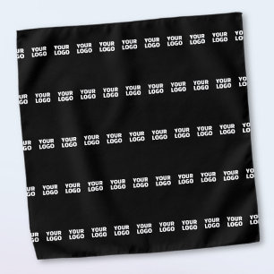 Your Logo   Horizontally Tiled Stripe Pattern  Bandana