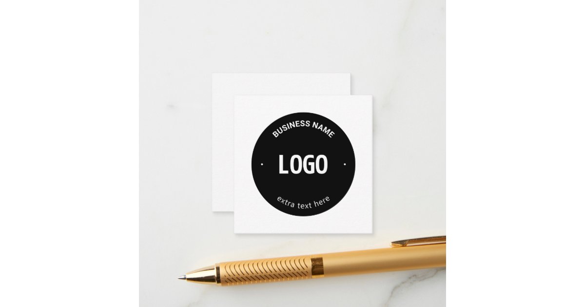 Your Logo, Image or Design & Editable Text Enclosure Card | Zazzle