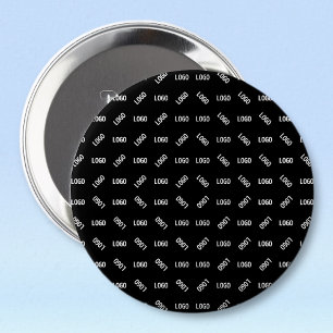 Your Logo/Image Unique Modern Geometric Patten Button
