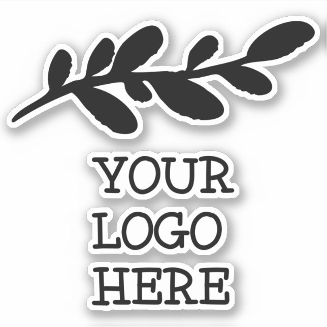 Your Logo Kiss Cut Sticker (Front)