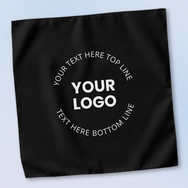 Your Logo Minimalistic Style Bandana (Creator Uploaded)