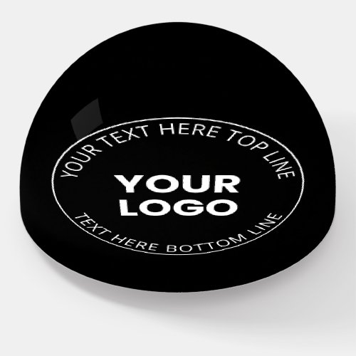 Your Logo Minimalistic Style Paperweight