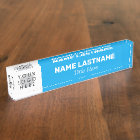 Your Logo Modern Bold Name Title Simple Sky Blue