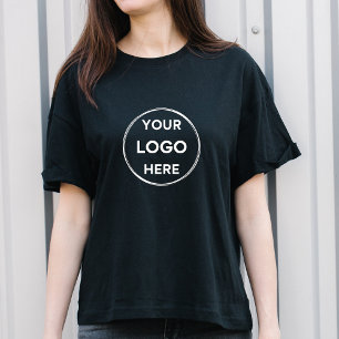 Your Logo Modern Business Company Staff T-Shirt