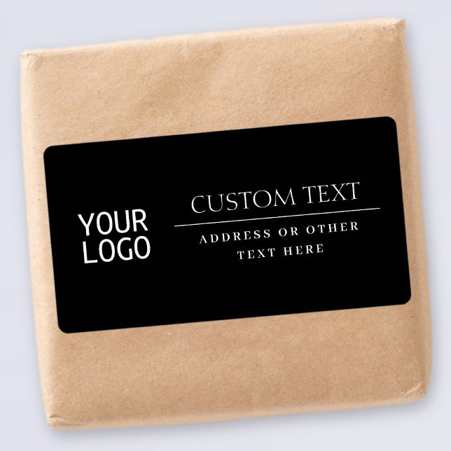 Your Logo | Modern Classic Black & White Label (Creator Uploaded)