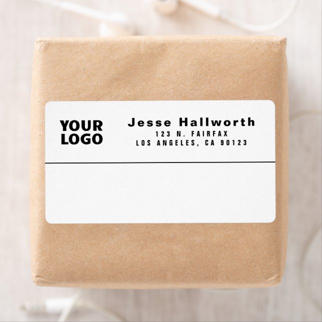 Your Logo | Modern Customizable Return Address Label (Insitu)