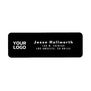Your Logo Modern Customizable Return Address Label