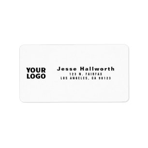 Your Logo Modern Customizable Return Address Label