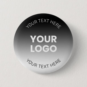 Your Logo   Modern Editable Black & White Gradient Button