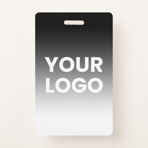 Your Logo  Modern Editable Color Gradient Badge